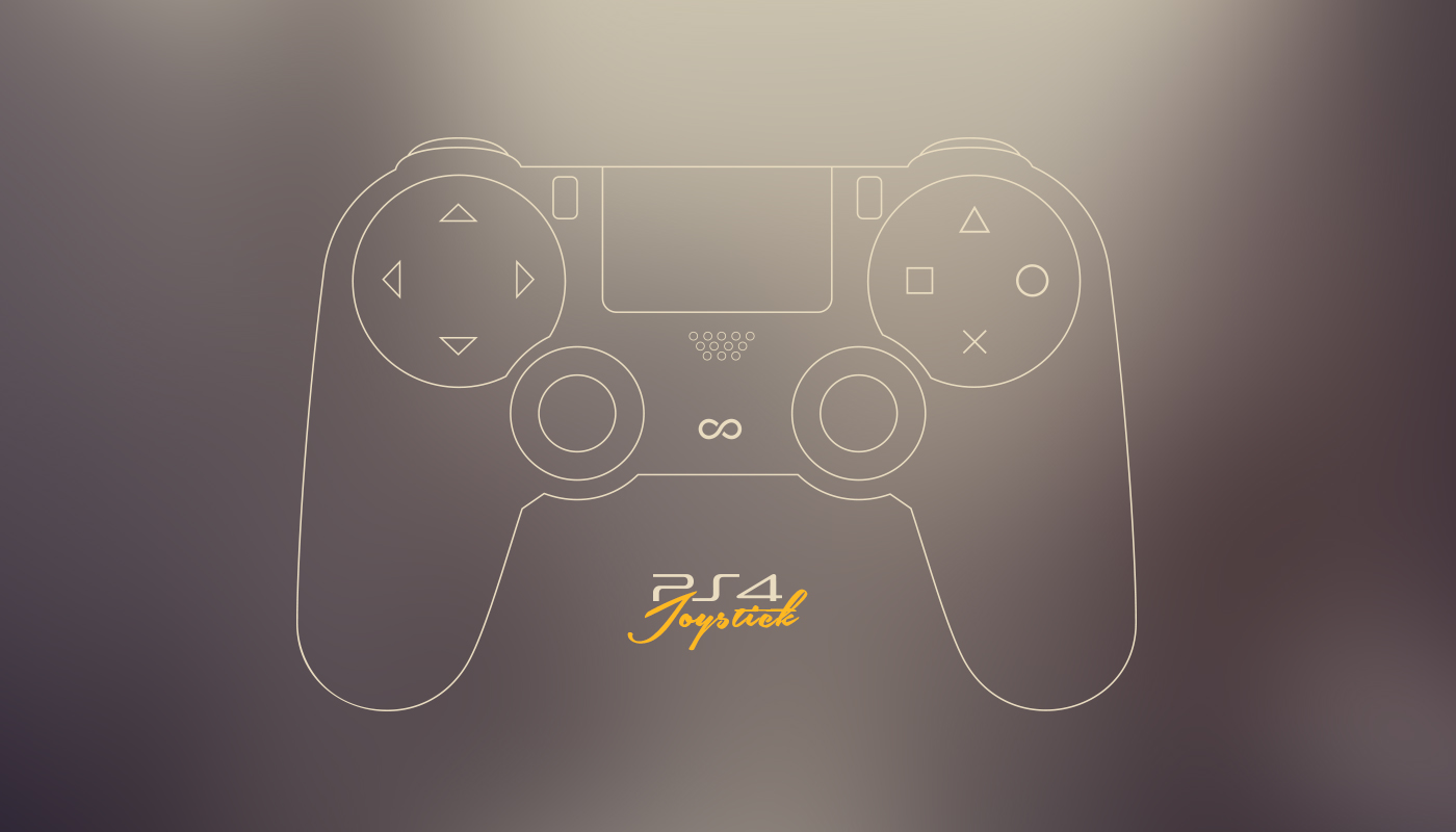 1400x800 Free Ps4 Game Joystick Vector(Ai) Free Psd,vector,icons