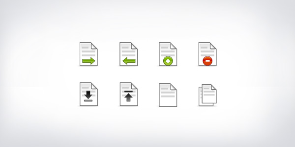 600x300 Vector File Icons (Psd)
