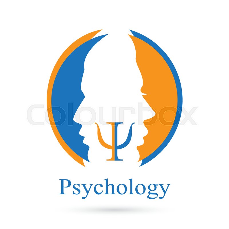 800x800 Profile Vector Silhouette With Letter Psi Inside Isolated On White