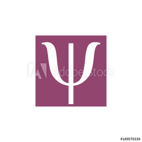 500x500 Psi Letter Greek Symbol Logo Vector