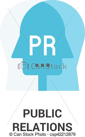 292x470 Public Relations Icon. Modern Flat Vector Illustration Icon Design