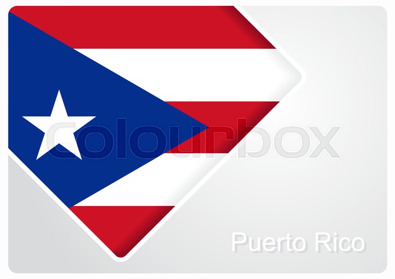 800x566 Puerto Rican Flag Design Background Layout. Vector Illustration