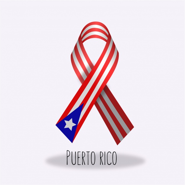 626x626 Puerto Rico Flag Ribbon Design Vector Free Download