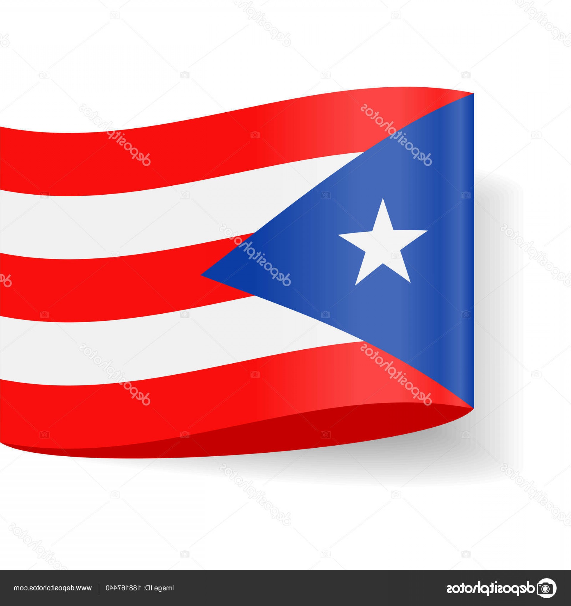 Puerto Rico Flag Vector at GetDrawings | Free download