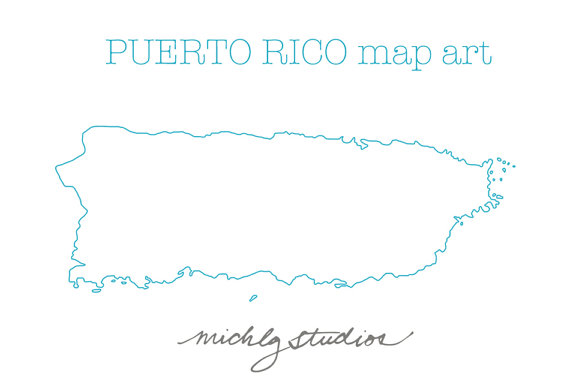 570x379 Hand Drawn Of Puerto Rico Map Vector Illustration Stock Vector Art