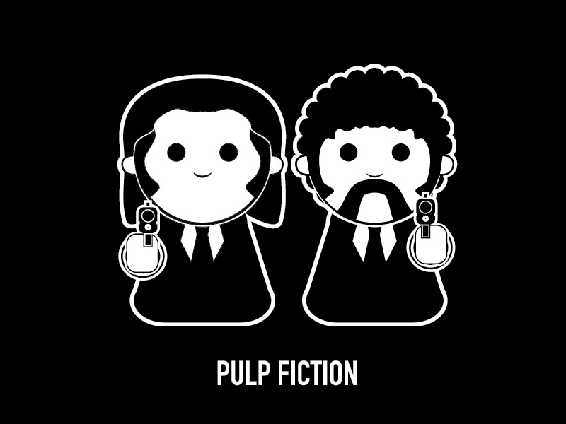 800x600 Pulp Fiction Characters Freebie Magz
