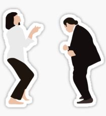 210x230 Pulp Fiction Dance Stickers Redbubble
