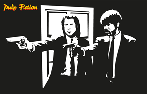 300x192 Pulp Fiction Logo Vector (.eps) Free Download