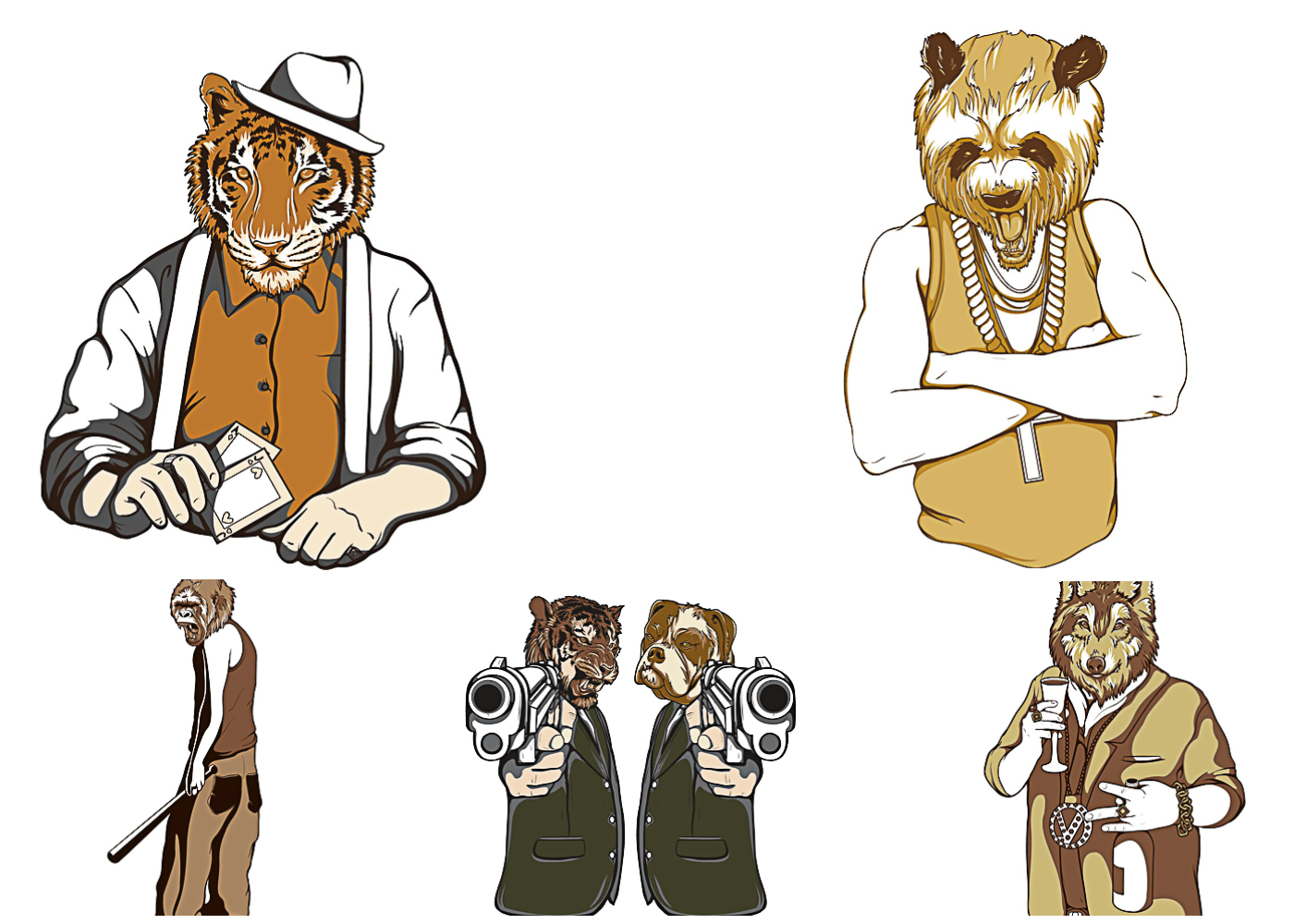 1400x1000 Pulp Fiction T Shirt Print Set Vector Free Download