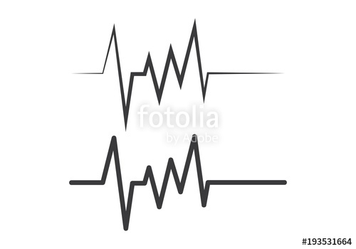 500x350 Heartbeat Pulse Vector Stock Image And Royalty Free Vector Files