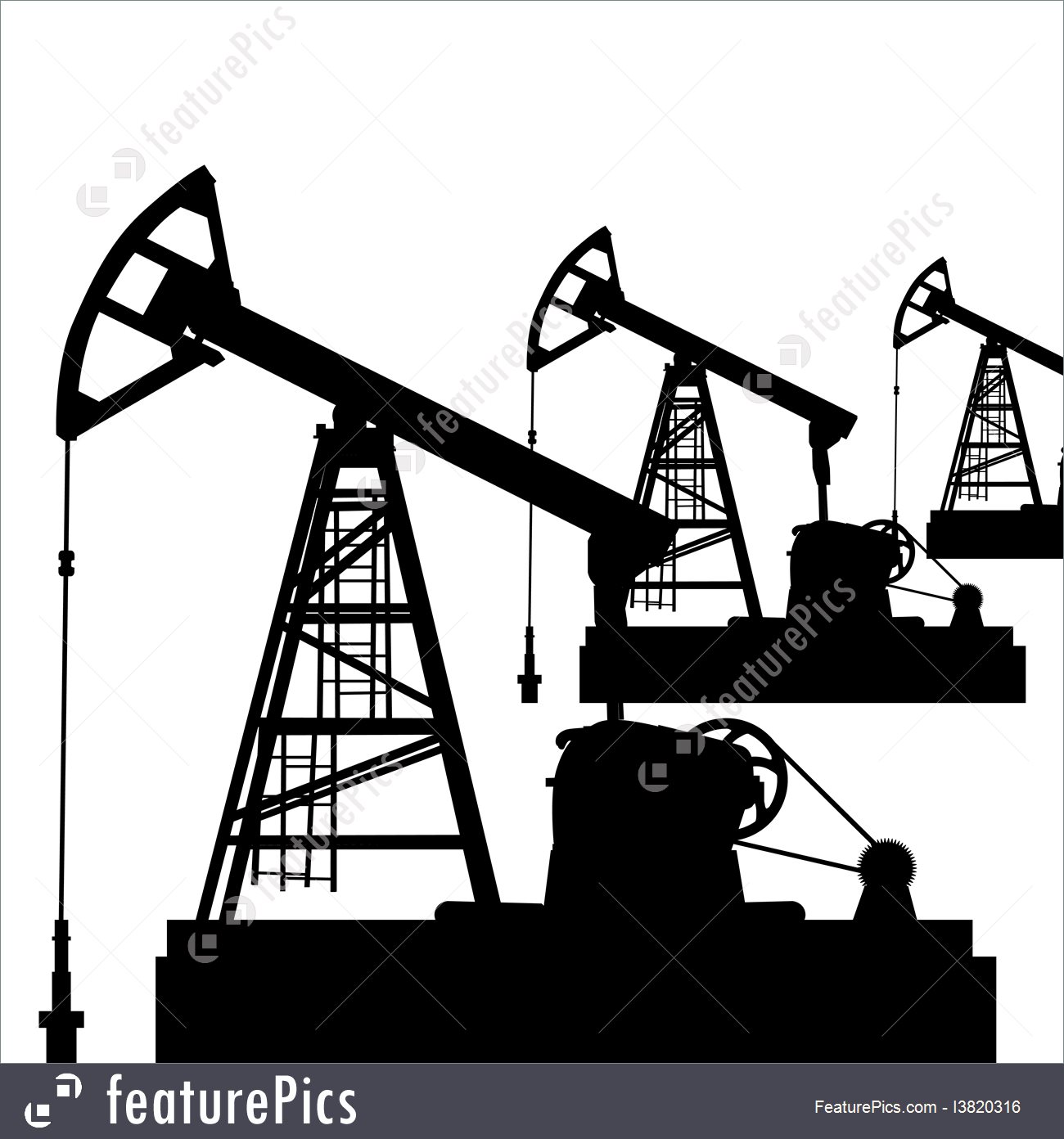 Pump Jack Vector at GetDrawings | Free download