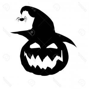 300x300 Stock Illustration Scary Pumpkin Face Vector Symbol Lazttweet