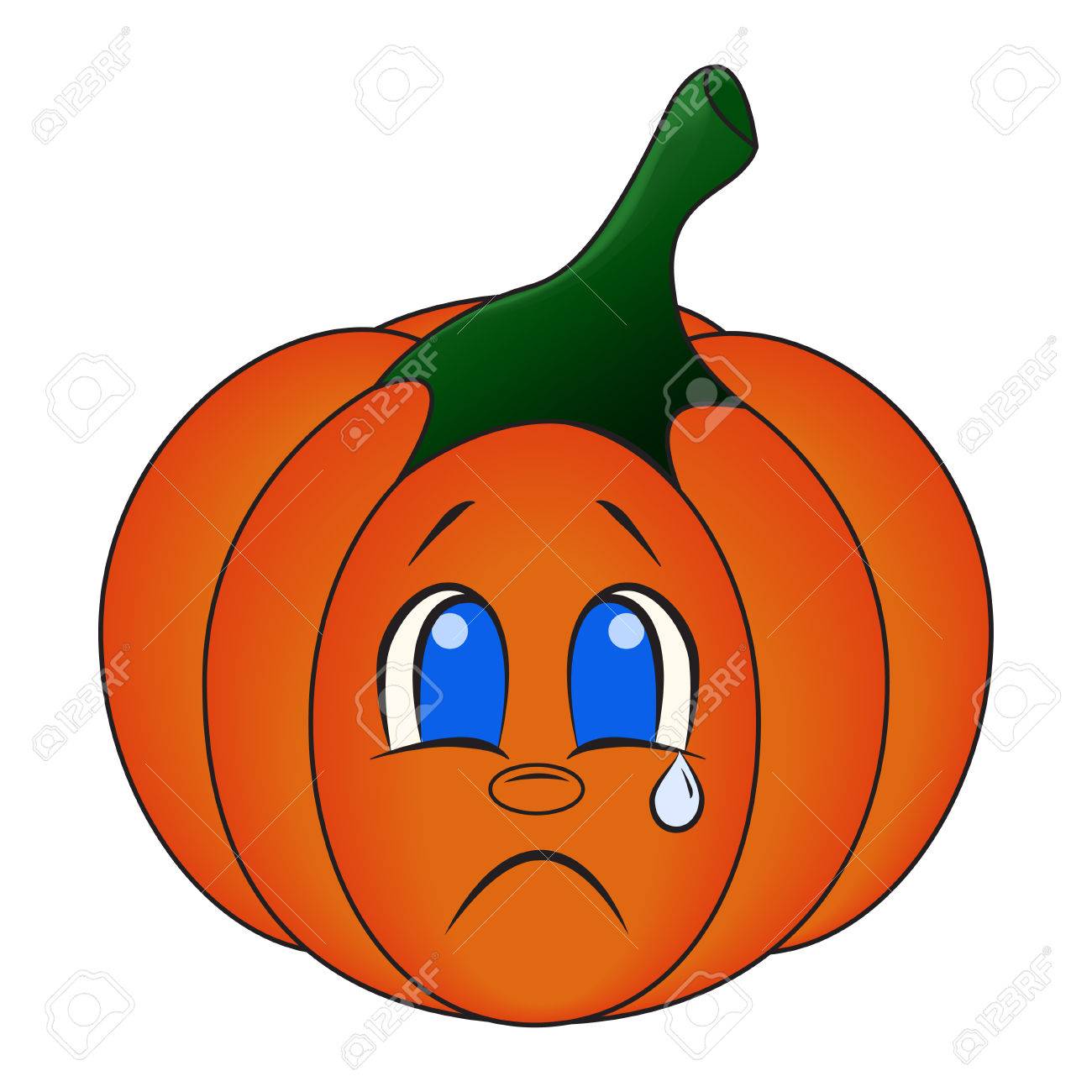 1300x1300 Excellent Pictures Of Cartoon Pumpkins Halloween Set Stock Vector