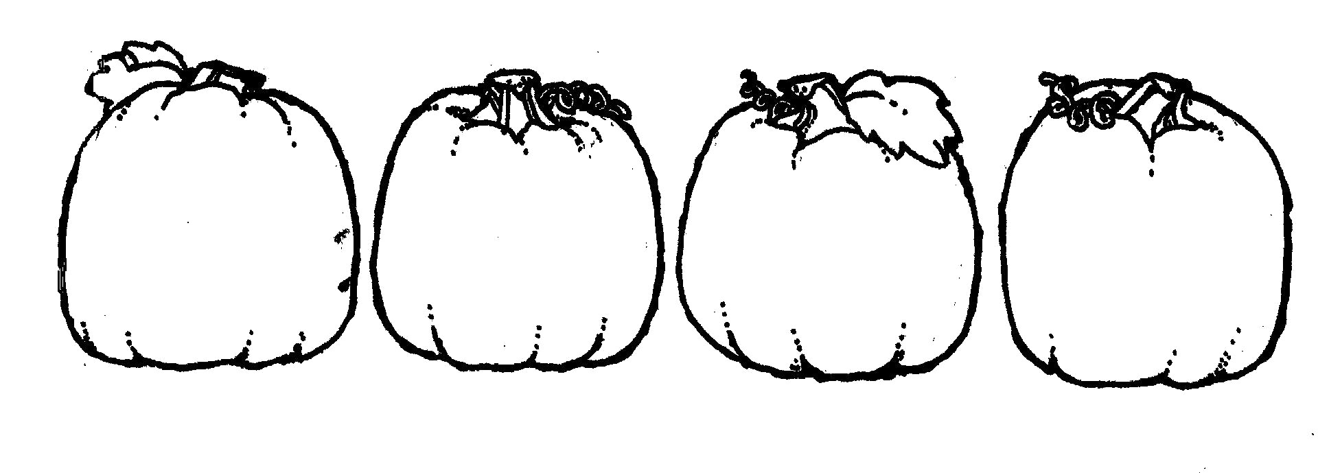 1920x689 Unique Pumpkin Clipart Black White Design Vector Art Library