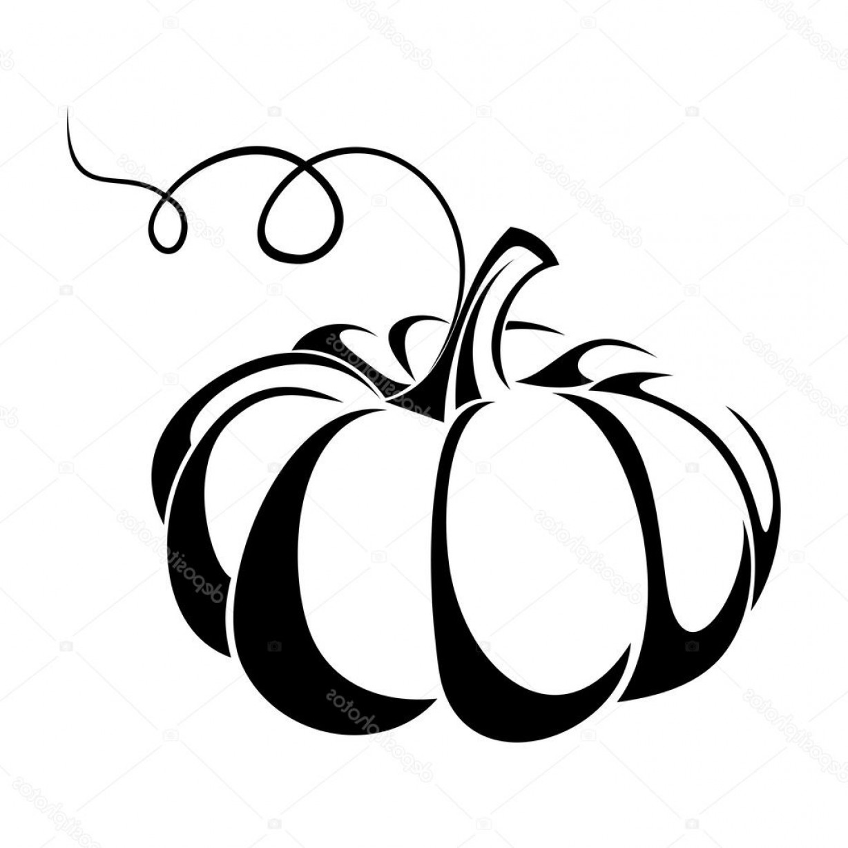 1228x1228 Vector Art Black White Pumpkins Geekchicpro