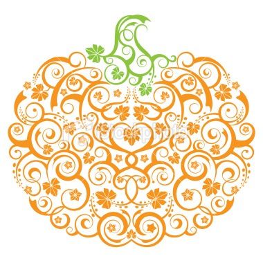 380x380 Drawn Pumpkin Vector