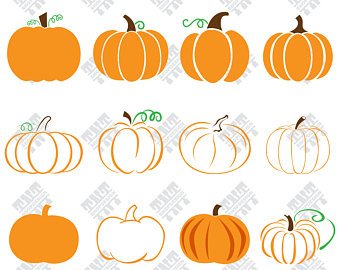 340x270 Pumpkin Silhouette Etsy