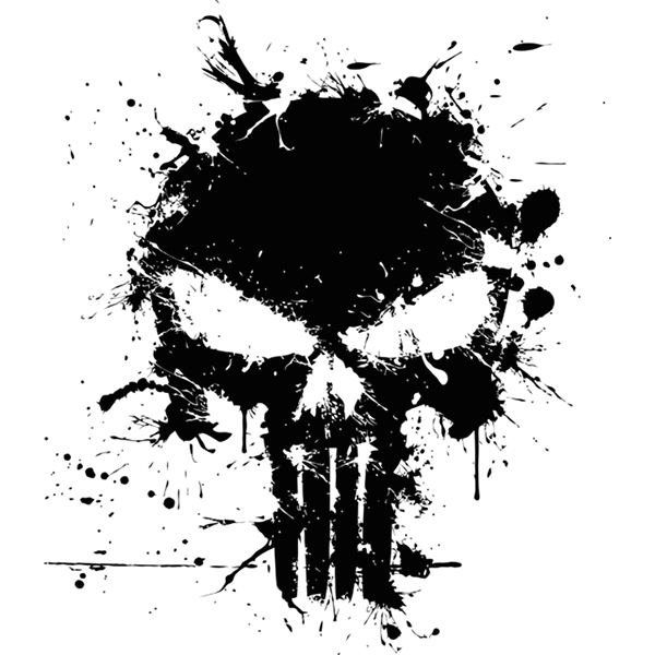 Punisher Logo Embroidery Design Punisher Logo Dst File Punisher Logo ...
