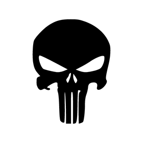 280x280 The Punisher Logo Vector Free Download