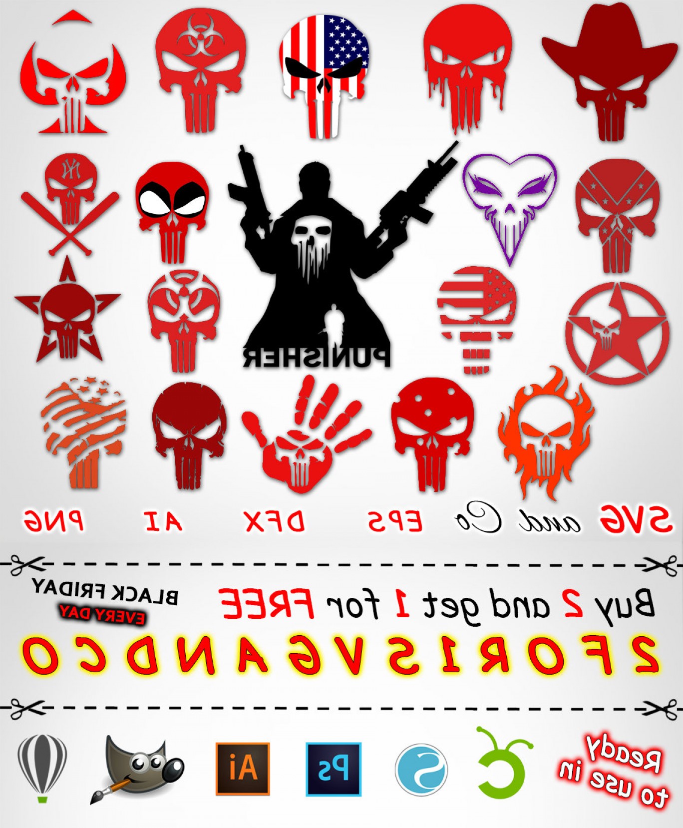 1368x1658 Jeep Punisher Skull Vector Arenawp