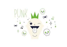 286x200 Punk Free Vector Art
