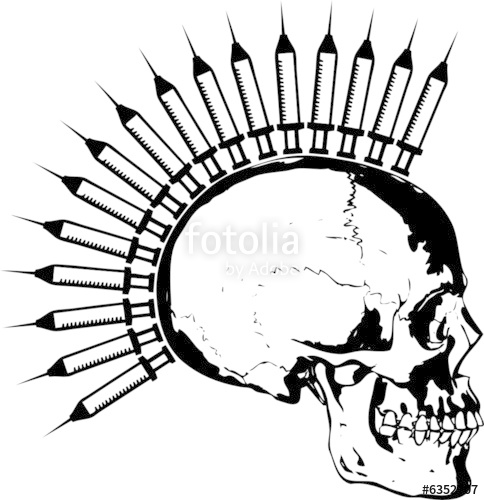 484x500 Punk Skull Stock Image And Royalty Free Vector Files On Fotolia