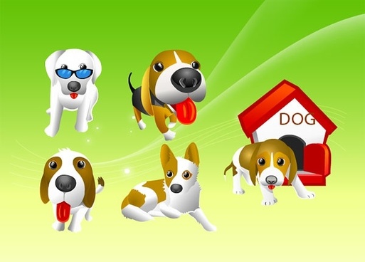 513x368 Cute Puppy Vector Free Vector Download (5,801 Free Vector) For