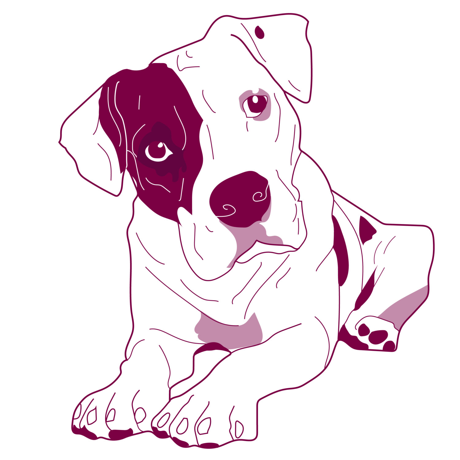 1500x1500 Pitbull Clipart Cute