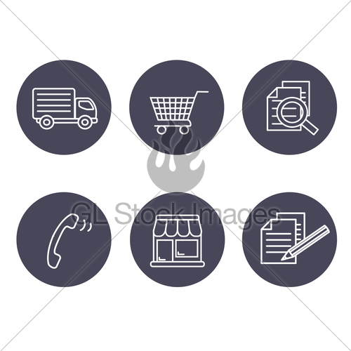500x500 Vector Shop Symbols, Navigation Stores, How To Purchase... Gl