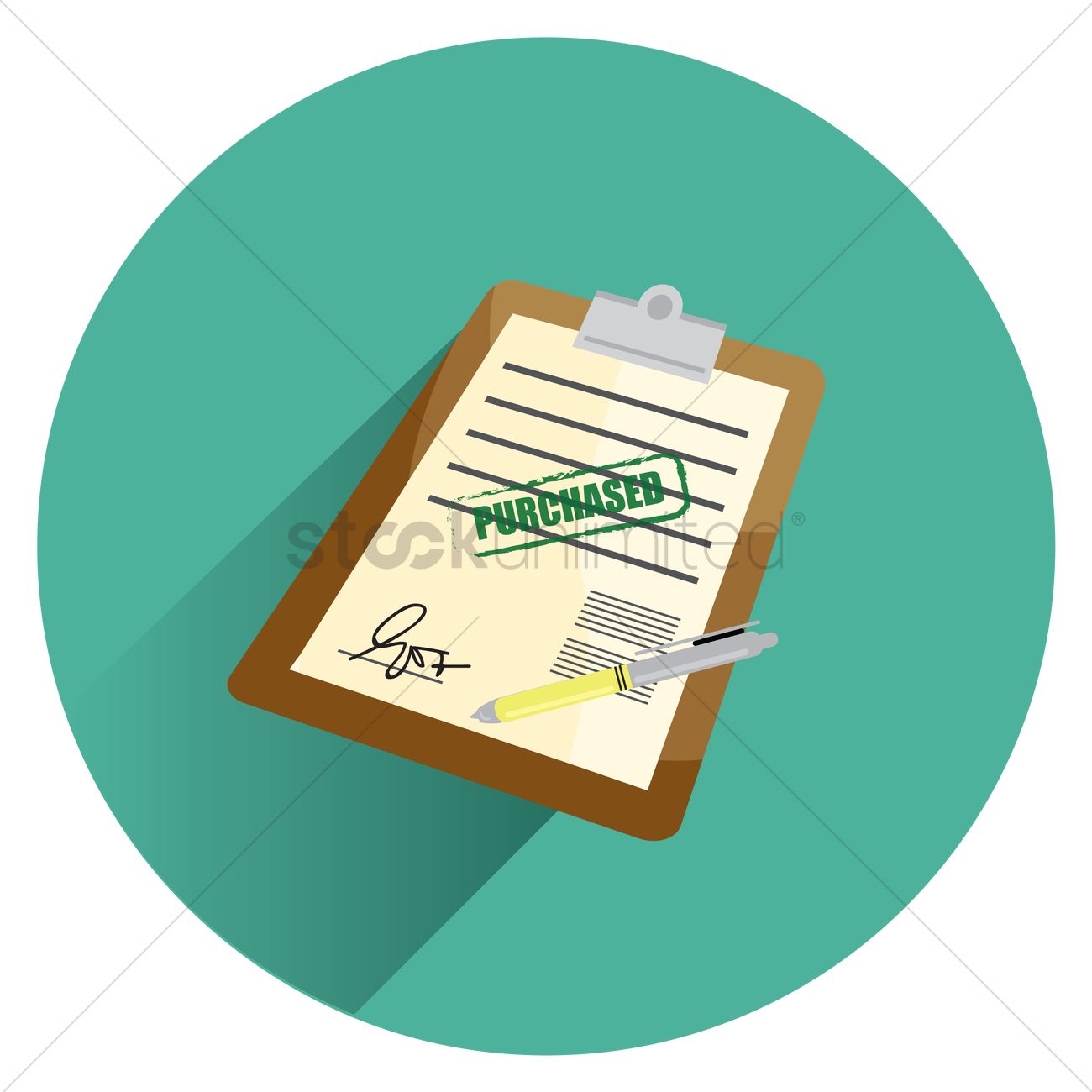 1300x1300 Hire Purchase Agreement Vector Image