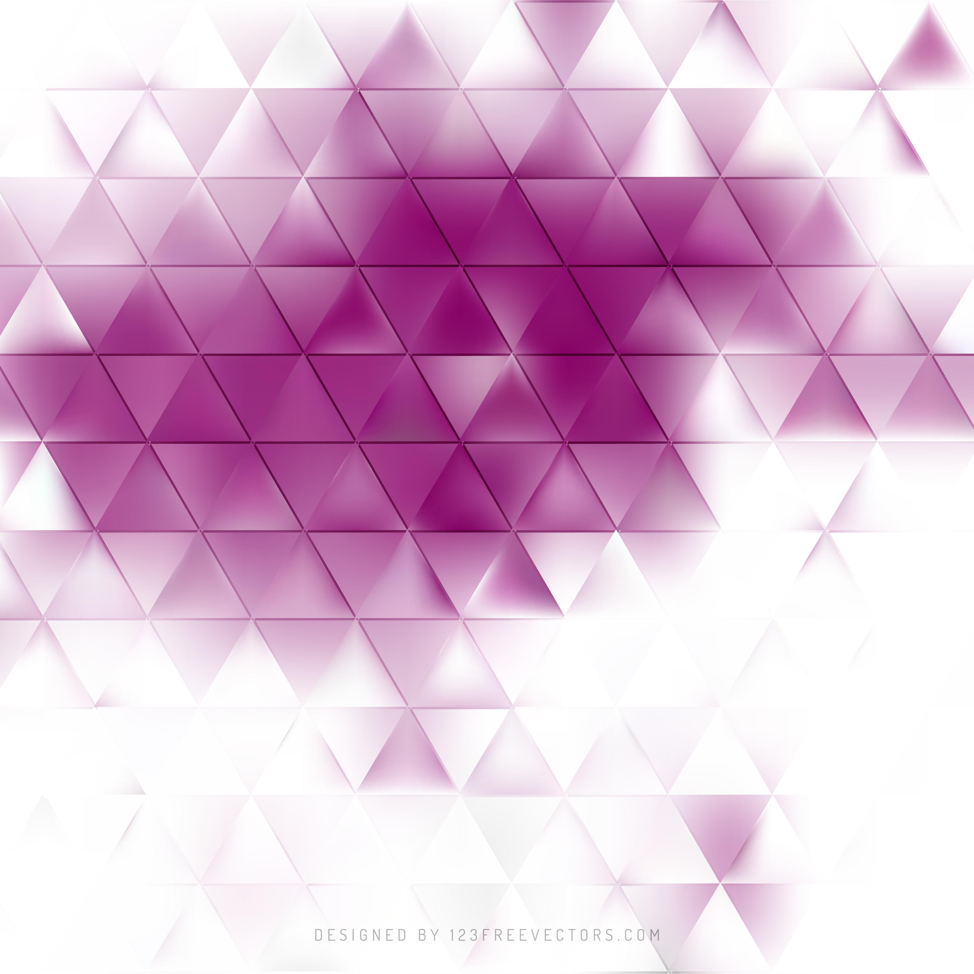 3333x3333 Abstract Light Purple Triangle Background Vector 123freevectors