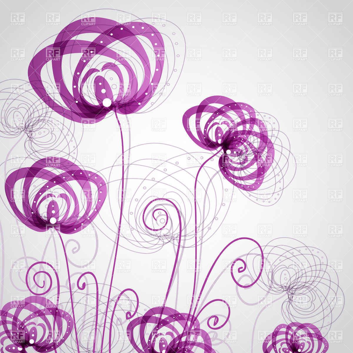 Purple Flower Vector