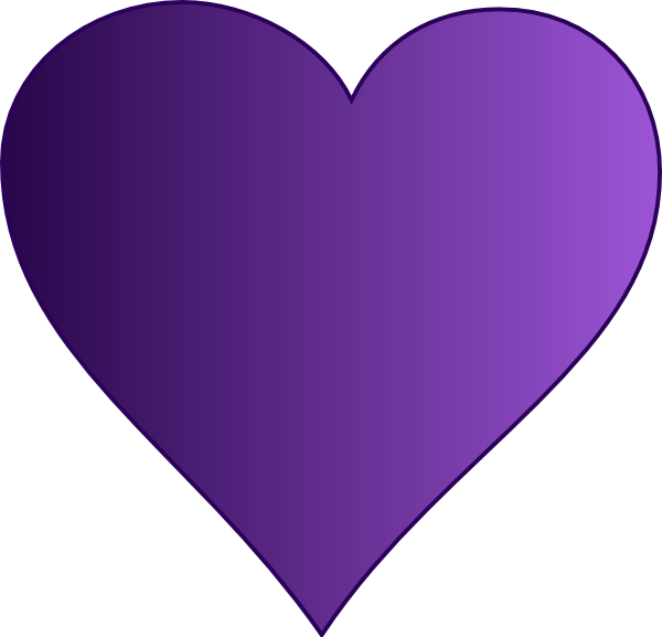 600x577 Purple Clipart Love Heart