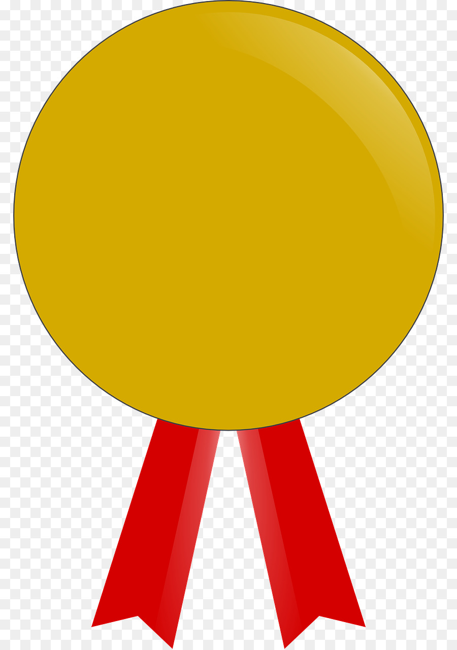 900x1280 Yellow Medal Vector