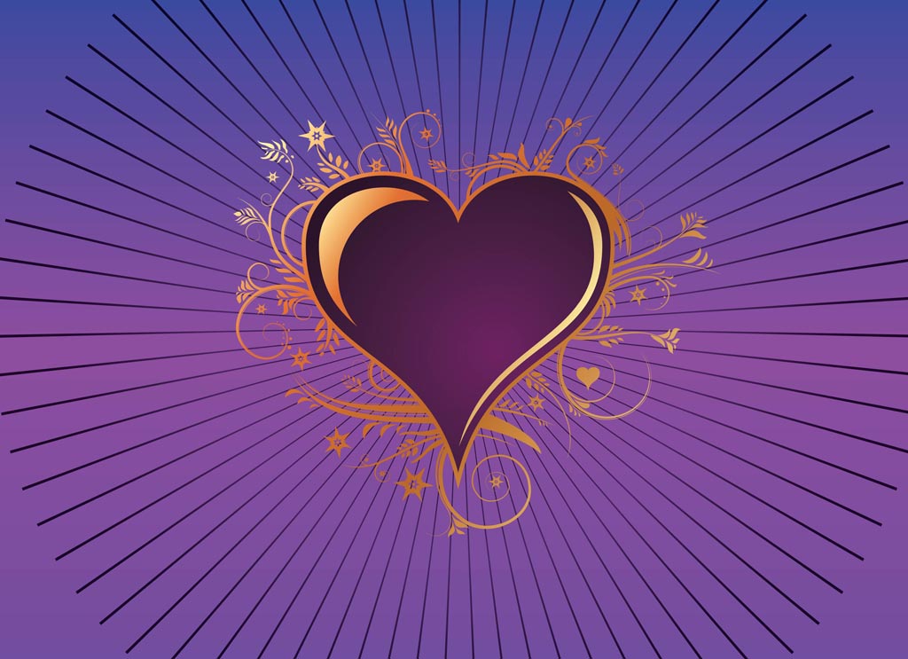 1024x743 Purple Heart Vector Art Amp Graphics