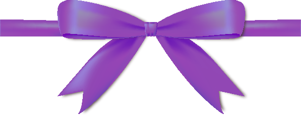 600x230 Purple Bow Ribbon Icon Vector Data Svg(Vector)public Domain