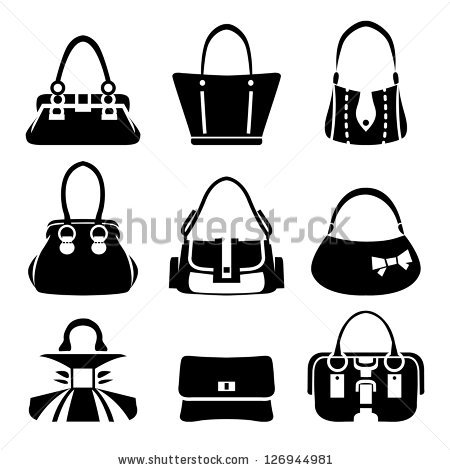 450x470 Purse Clipart Woman Bag