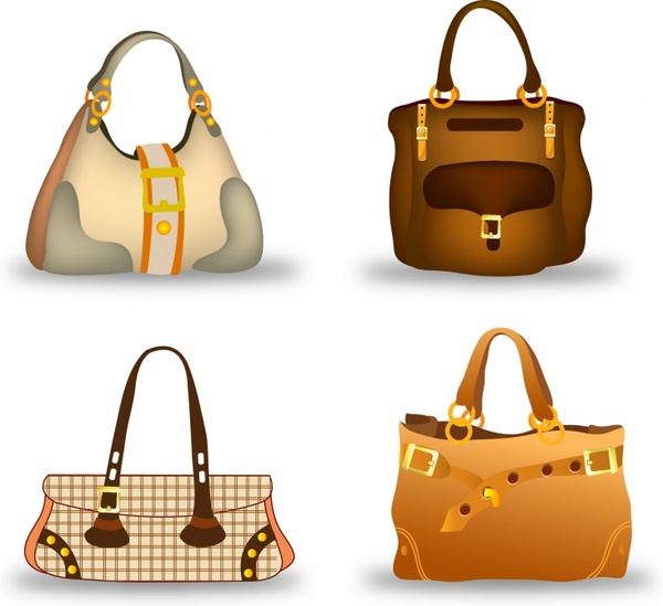 600x549 Woman Handbag Collection Set Free Vector In Adobe Illustrator Ai