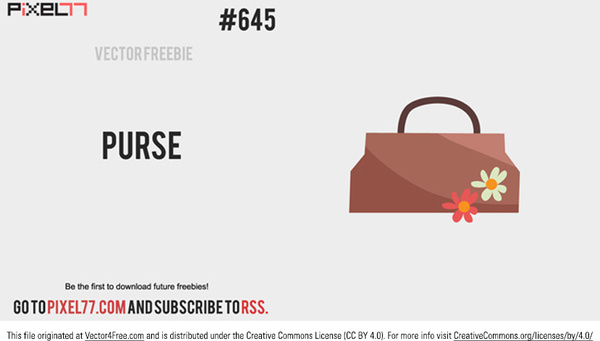 600x341 Cute Free Vector Purse Free Vector In Adobe Illustrator Ai ( .ai