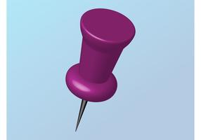 286x200 Push Pin Free Vector Art