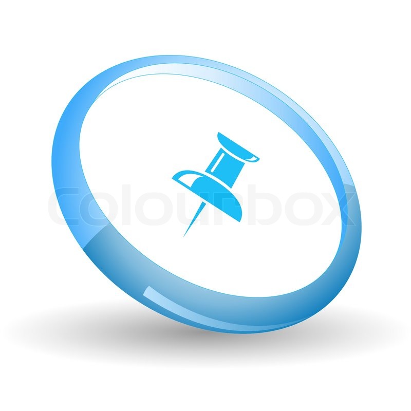 800x800 Push Pin Vector Icon Stock Vector Colourbox