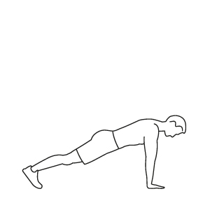 300x300 Fitness Vector Illustration Push Ups Workout