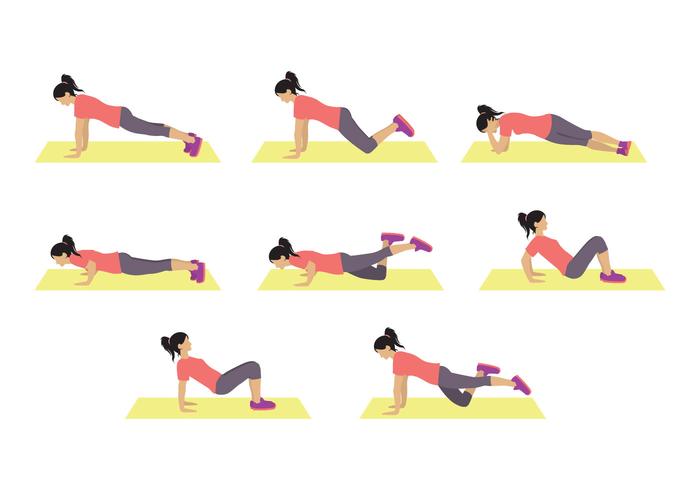 700x490 Girl Push Up Vector