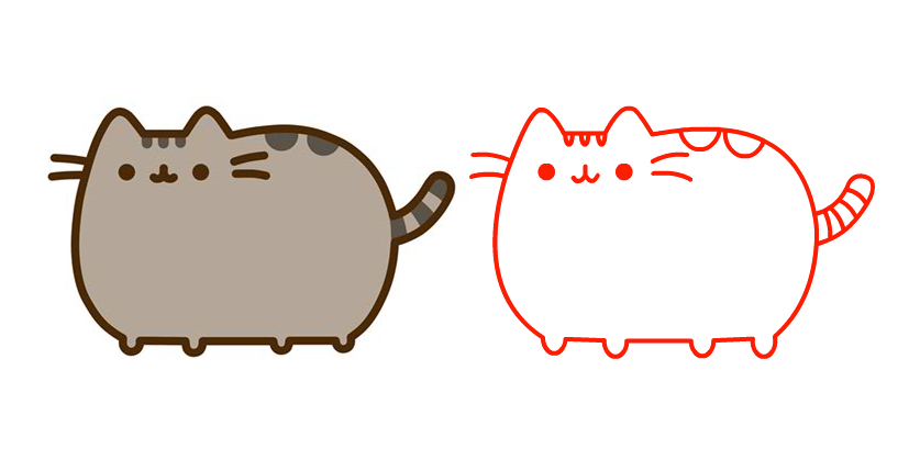 Pusheen Vector at GetDrawings | Free download