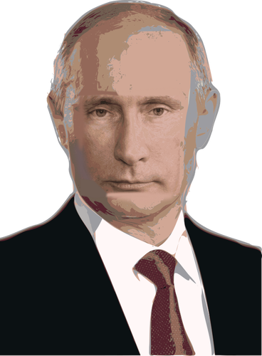368x500 Vladimir Putin Portrait Vector Image Public Domain Vectors