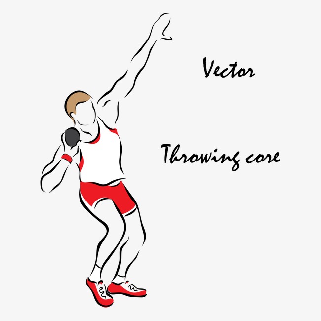 650x650 Vector Shot Putter, Cartoon Characters, Character, People