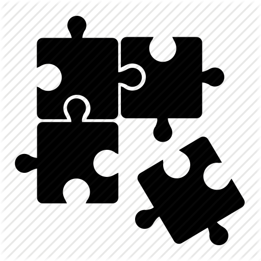512x512 Puzzle Icon Vector