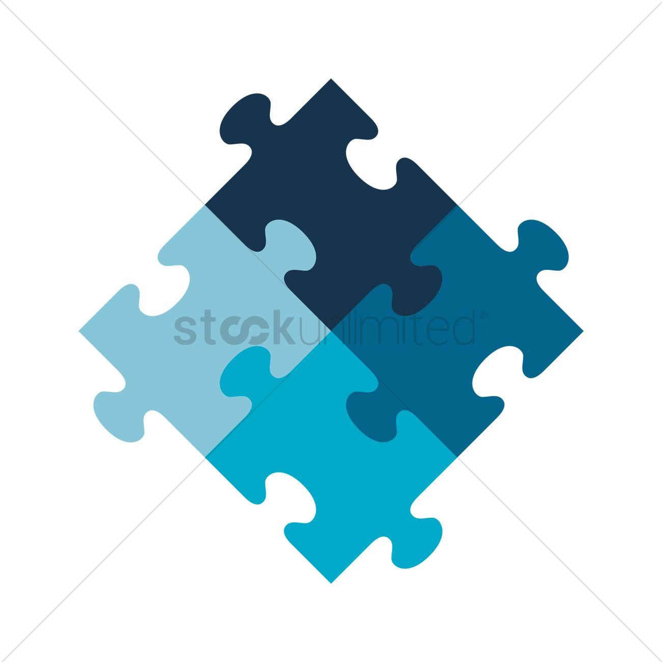 1300x1300 Puzzle Icon Vector Image