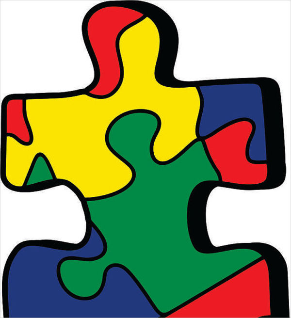 600x656 Puzzle Vectors