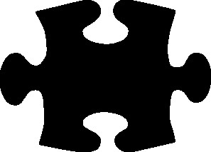 297x213 Black Md Puzzle Piece Vector